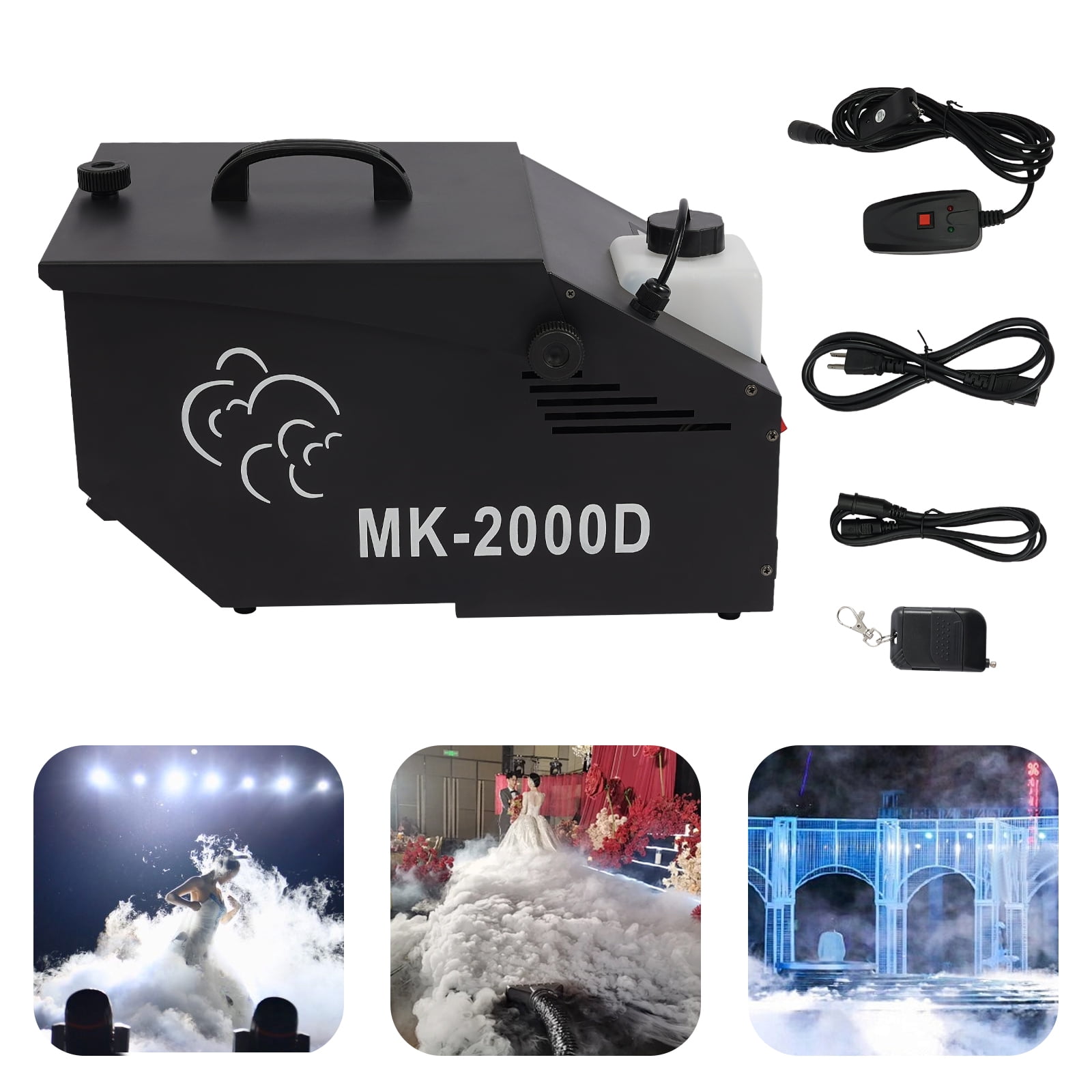 1200W Low Lying Smoke Fog Machine DMX 1 Channel DJ Bar Pub Stage Effect w/Remote 1200W 110V Low Lying Smoke Fog Machine DMX DJ Stage Fogger Effect Remote Control Low Lying Smoke Fog Machine
