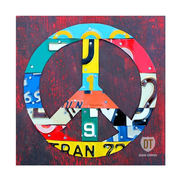 Trademark Fine Art 'Peace' Canvas Art by Design Turnpike