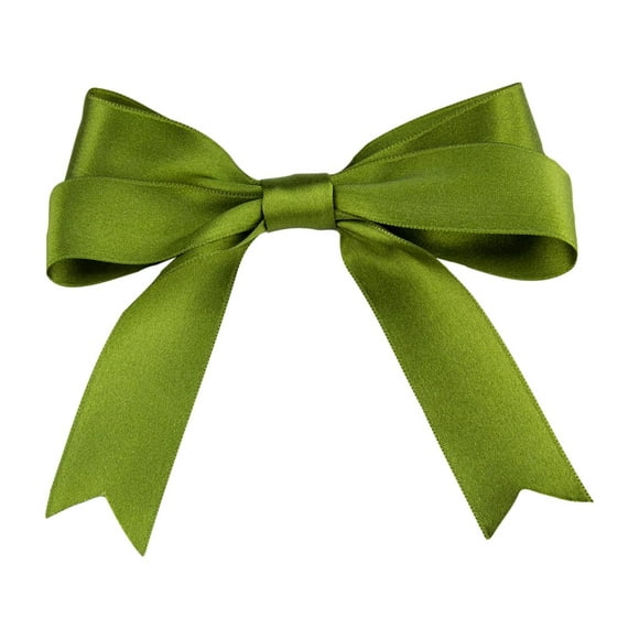 Ribbon Bazaar Luxious® Double Faced Satin - Dark Olive 5/8" 25yd