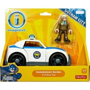 Angle View: DC Super Friends Imaginext Commissioner Gordon & Police Car Figure Set