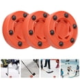 thumbnail image 1 of NUOLUX 3 Pcs Balles de Hockey à Roulettes Rouges Nylon à Fort Impact Compétition pour Associations, 1 of 5