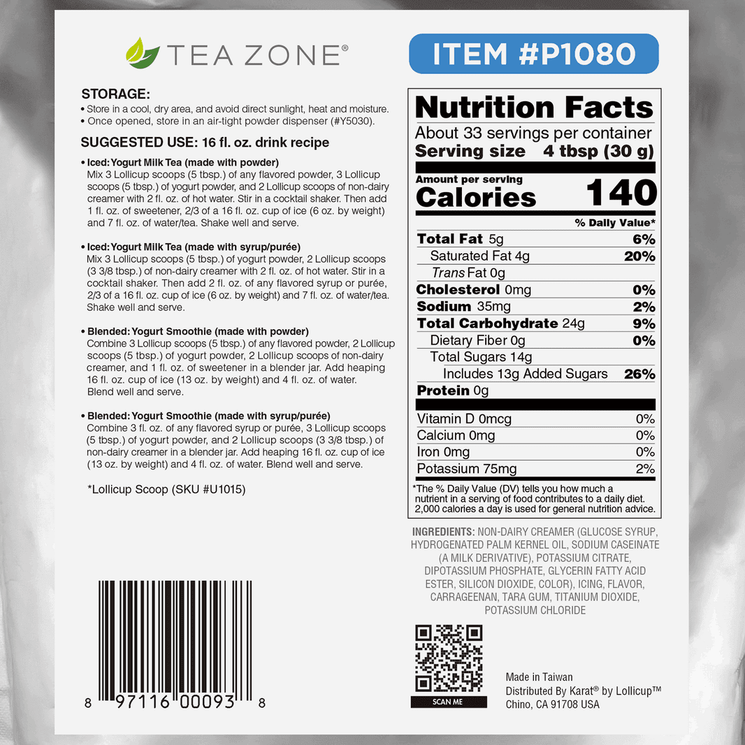 Tea Zone Yogurt Powder (2.2 lbs)