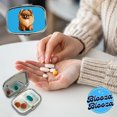 thumbnail image 5 of Pomeranian Dog Sitting Small Travel Handbag Pill Box Case, 5 of 6