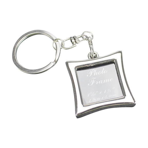 Photo Frame Keychain Couple Keepsake Memory Holder Unique Design Compact Portable Durable