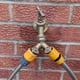 thumbnail image 5 of 2-vägs mässingskontakt-krankoppling, med ensamma ventiler, gul, 5 of 5