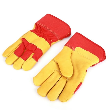 

2024 Thickening Cowhide Warm Ski Gloves Protective Hand Glove Low Temperature Resistant for Refrigeratory Outdoor Autumn Winter