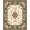 Brown Green Ivory, Pattern 7, variant on ODIKA 8'x10' Washable Area Rug Vintage Boho Trellis Ornamental Distressed Border Scrolls Scroll for Dining Room, Large Office, Lounge, Non-Slip Chair-Friendly Mat