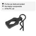 thumbnail image 3 of Graflsoa 4pcs Black RC Car Body Shell Clips for 1/10 Scale Models - Compatible with Traxxas, Hsp, Redcat, Tamiya, Axial, Hpi, 3 of 7