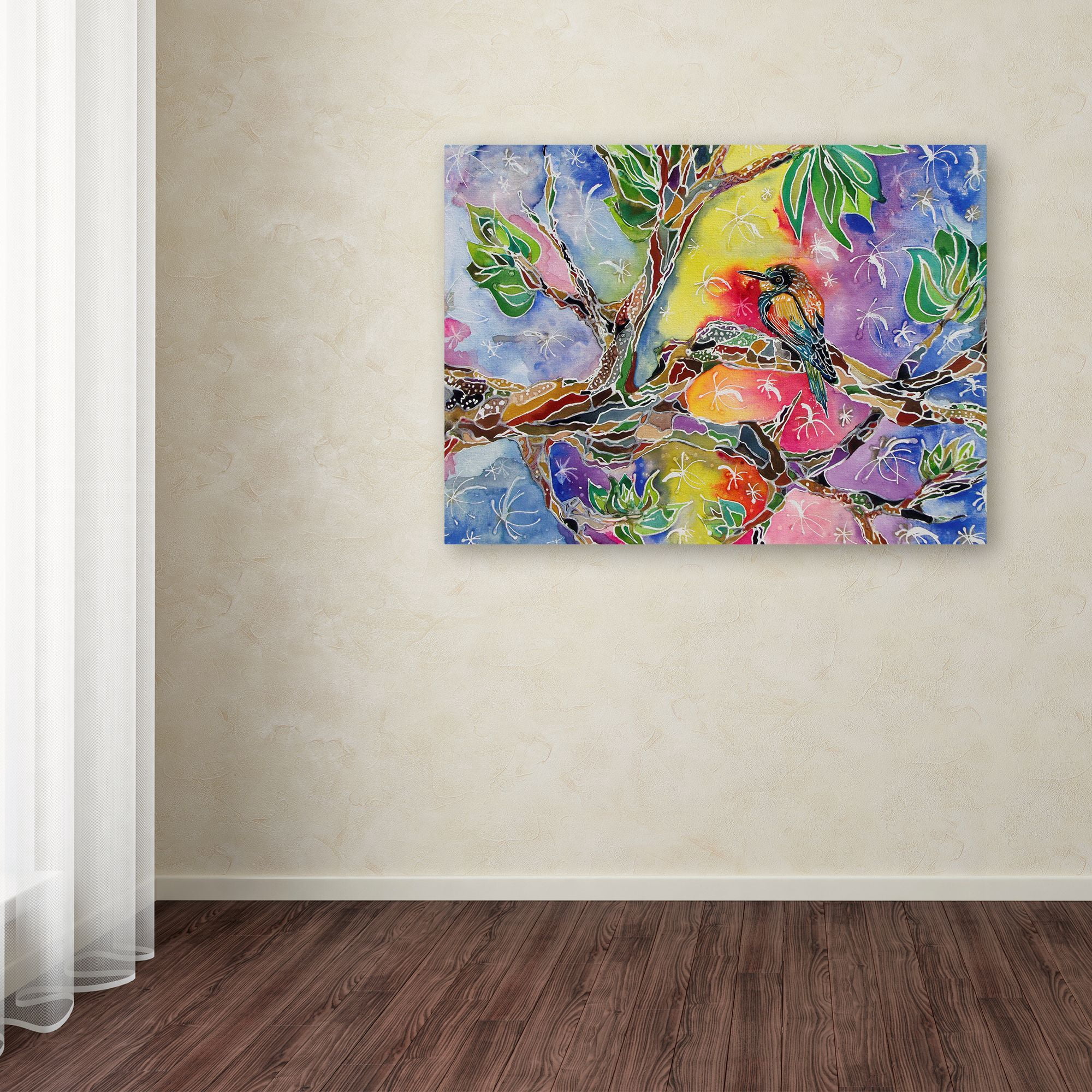 Trademark Fine Art 'Easy On Sunday Morning' Canvas Art by Lauren Moss