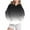 Black 1, variant on Kaemgyyd Women's Casual Hoodies Crewneck Lightweight Long Sleeve Sweatshirt Trendy Gradient Pullover Tops with Pockets