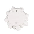 thumbnail image 7 of Handcrafted Ceramic Floral Wall Art – 7.3" x 2.8" Cream Botanical Decor with 3D Relief Details, 7 of 7