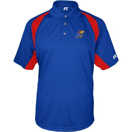 Russell NCAA Kansas Jayhawks, Men's Synthetic Polo