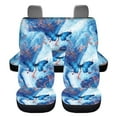 thumbnail image 6 of Jeiento Blue Marble Print Car Seat Covers Set for Women Girls Butterfly Front Bucket Seat Covers Interior Decor Back Seat Covers Automobile Accessories for Van SUV Truck Sedan, 6 of 7