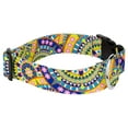 thumbnail image 6 of Country Brook Petz® 1 1/2 inch Deluxe Yellow Boho Mandala Dog Collar, Large, 6 of 7