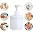 thumbnail image 5 of 2PCs 16.9oz Pump Bottle Dispenser, Shampoo/Body Wash Dispenser, Hand Sanitizer Dispenser, Refillable Liquid Container, Bathroom Accessories, Pump Bottle（white）, 5 of 7