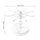 thumbnail image 2 of unbranded Organizador Transparente De Accesorios Para Escritorio Con Soporte Giratorio Para Colgar Llaveros Y Joyería, 2 of 7