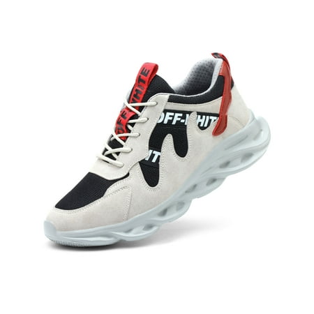 

Steel Toe Shoes for Men Women Lightweight Breathable Work Sneakers Anti-pierce Athletic Safety Shoes for Industrial Construction