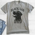 thumbnail image 2 of Black Lab Dad T-shirt, Unisex Men's Shirt, Labrador Retriever, Black Lab Owner, Best Dog Dad Gift, Dark Heather Gray, X-Large, 2 of 6