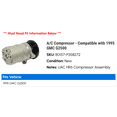 thumbnail image 2 of A/C Compressor - Compatible with 1995 GMC G2500, 2 of 2