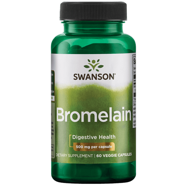 Swanson Bromelain 500 mg 60 Veggie Capsules