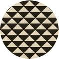 thumbnail image 1 of Ahgly Company Indoor Square Patterned Midnight Gray Area Rugs, 3' Square, 1 of 6