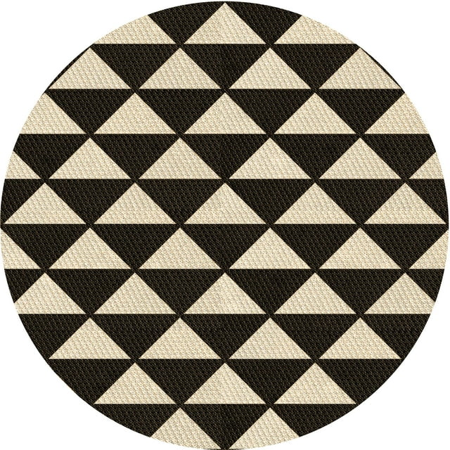 Ahgly Company Machine Washable Indoor Square Transitional Midnight Gray Area Rugs, 3' Square