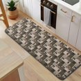 thumbnail image 5 of Multicolor Bigfoot and Checkerboard Pattern Kitchen Rug Mat,Kitchen Runner Rugs Non Skid Washable,Decorative Kitchen Floor Mats for Kitchen,Sink,Laundry,17"x47.2", 5 of 7