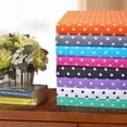 thumbnail image 2 of Superior 600 Thread Count Polka Dots Cotton Blend Duvet Cover Set, Full/ Queen, White, 2 of 3