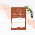 thumbnail image 2 of Koyal Wholesale Terracotta Wedding Advice & Well Wishes Guest Book Cards for Bride and Groom, 56 Pack, 2 of 5