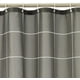 thumbnail image 2 of Cortina de ducha de tela básica con gancho y bucle - 72 x 72 pulgadas, rejilla gris oscuro, 2 of 4