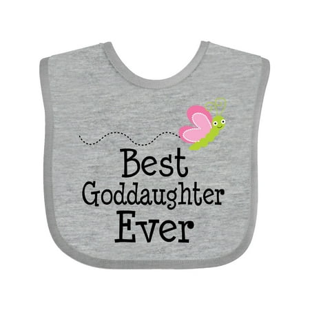 

Inktastic Best Goddaughter Ever Gift Baby Girl Bib