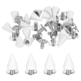 thumbnail image 1 of Uxcell 18 juegos de remaches en forma de cono de 10x7mm de latón + tornillos de hierro para manualidades en blanco, 1 of 7