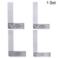 thumbnail image 2 of Machinist Square Set 2.5 / 3.15 / 4 / 5 inch (63/80/100/125mm),Try Square Wide Seat Steel Squares, 4pcs in 1 Set, 2 of 7
