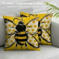 thumbnail image 3 of PHYHOO Pillow Cover Bee Decor Farmhouse Pillow Case Decorations for Home Sofa Couch, 3 of 5