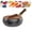 9.44 inches-Wooden L, variant on Uncoated Iron Pan, Japanese Iron Pan for Cooking, Nonstick Wok Hand Forged Iron Pan with Lid Stir Fry Wok Skillet for Cooking
