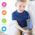 thumbnail image 2 of Elk and Friends Stainless Steel Cups | 14 oz Mason Jar Design | Kids & Toddler Cups with Silicone Sleeves & Straws with Stopper | Smoothie C, 2 of 8