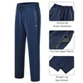 thumbnail image 5 of MoFiz Men's Long Sleeve Tracksuits Set Zipper Running Sports Set 2 Pieces with Pockets, 5 of 5
