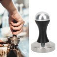 thumbnail image 2 of Sabotaje de café, Dekaim 58 mm Inferior de acero inoxidable Sabotaje de café con mango esmerilado Accesorios para máquina de café, 2 of 5