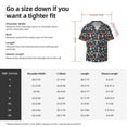 thumbnail image 3 of Picia Colorful Mushrooms Men's Linen Shirts Short Sleeve Cuban Beach Shirts Casual Shirts Button Down Shirt for Men Beach Summer Wedding Shirt-X-Large, 3 of 7
