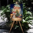 thumbnail image 4 of Merry Christmas Cavalier King Charles Spaniel Santa Hat Xmas Tree Winter Holiday Vertical Matte Canvas Poster Dog Lover Gifts Wall Art Home Decor - 01013, 4 of 5
