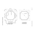 thumbnail image 3 of Gazebo Penguin Florence Solarium toit en métal 12 ft. x 12 ft. en Gris, 3 of 9