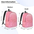 thumbnail image 3 of Naloa Sparkly Glitter Canvas Backpack for Men Women Rucksack Casual Travel Daypack College Tote Satchel Bookbag for Teens-Small, 3 of 7