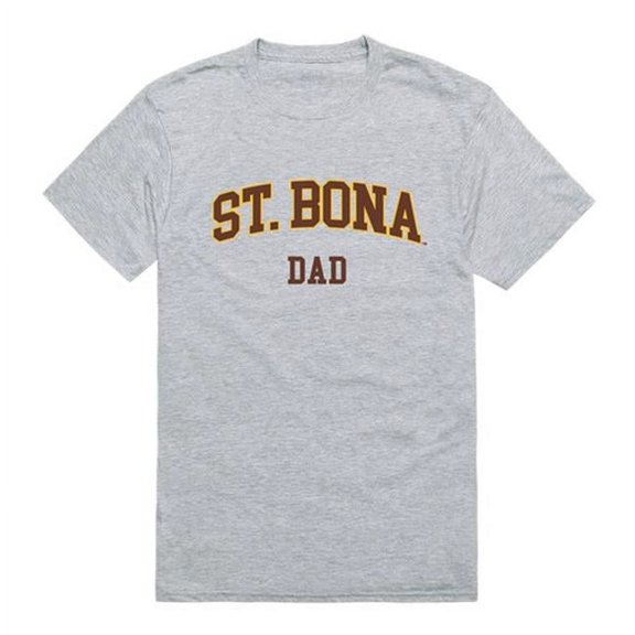 W Republic Products 548-386-HGY-03 St. Bonaventure University College Dad T-Shirt, Heather Grey - Large