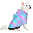 thumbnail image 2 of Bingfone Purple Dragon Scales Dog Clothes Hoodie, Pet Winter Coat,Puppy Sweatshirts For Small Dogs Boy Girl,Suitable For All Breeds-X-Large, 2 of 8