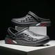 thumbnail image 2 of Zapatos de verano para hombre, sandalias con agujeros, chanclas transpirables huecas, zuecos, zapatillas de playa a la moda, talla grande 49, 2 of 7