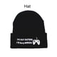 thumbnail image 4 of Qarigey Gorros Beanie para hombres No molestar Gaming Cuffed Knit Elástico Ropa Suministros Clima frío Moda Día de San Valentín Sombreros, 4 of 6