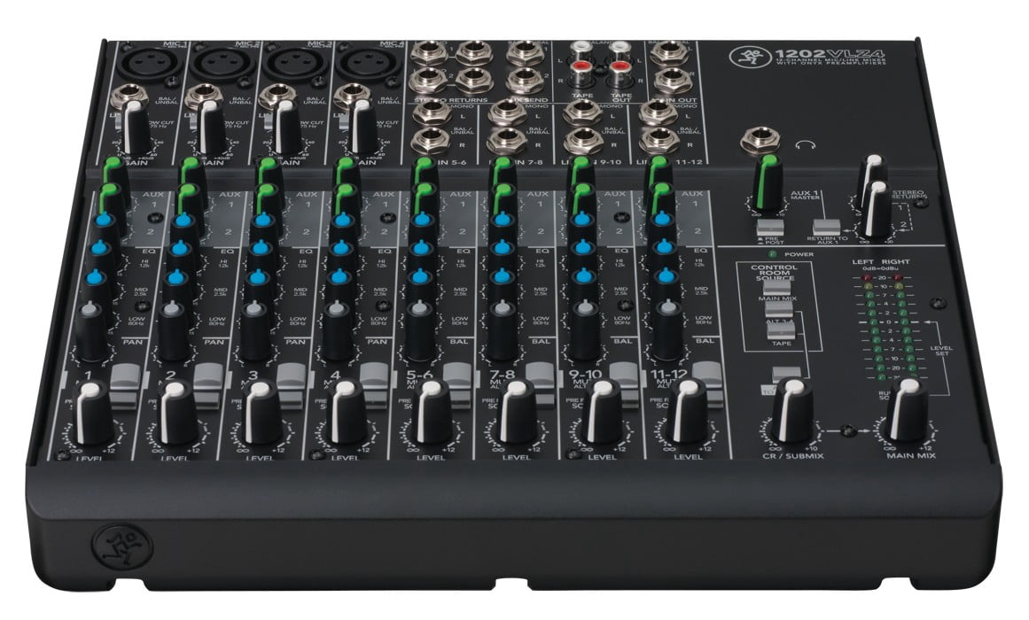 New Mackie 1202VLZ4 12-channel Compact Mixer + Matching Mackie Travel Bag
