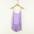 thumbnail image 4 of Women Cami Pajama Set 2 Piece Spaghetti Straps Sleepwear Tops with Shorts Summer Solid Color Home Wear Short Pj Nightwear Set, 4 of 4