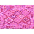 thumbnail image 1 of Ahgly Company Indoor Rectangle Abstract Pink Contemporary Area Rugs, 2' x 3', 1 of 4