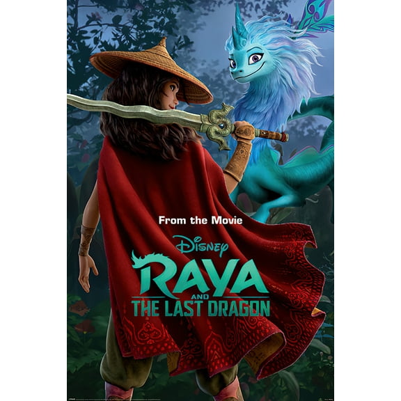 Raya And The Last Dragon - Disney Movie Poster (Teaser) (Warrior In The Wild)